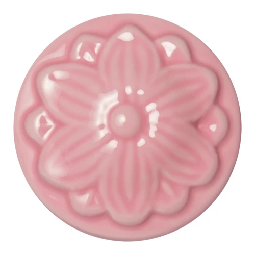 Szkliwo Colorobbia Bellissimo B911 Pink Poodle - próbka wypalonego szkliwa