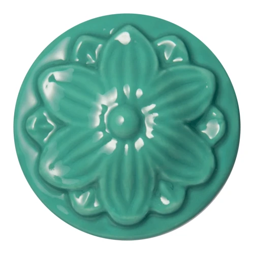 Szkliwo Colorobbia Bellissimo B919 Mermaids Song - próbka wypalonego szkliwa