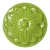 Szkliwo Colorobbia Bellissimo B920 Limelicious - próbka wypalonego szkliwa