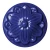 Szkliwo Colorobbia Bellissimo B930 Deep Blue Sea - próbka wypalonego szkliwa