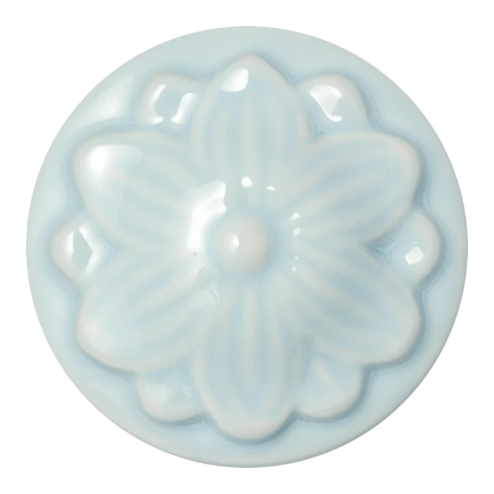 Szkliwo Colorobbia Bellissimo B941 Baby Blue - próbka wypalonego szkliwa