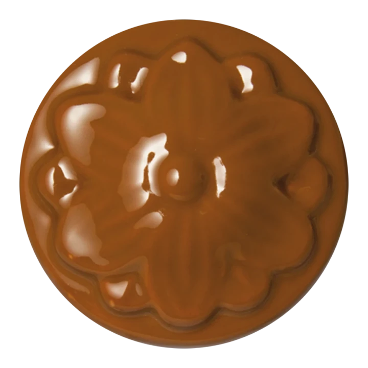 Szkliwo Colorobbia Bellissimo B947 Brownie - próbka wypalonego szkliwa
