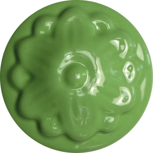 Szkliwo Colorobbia Bellissimo B960 Spring Green - próbka wypalonego szkliwa