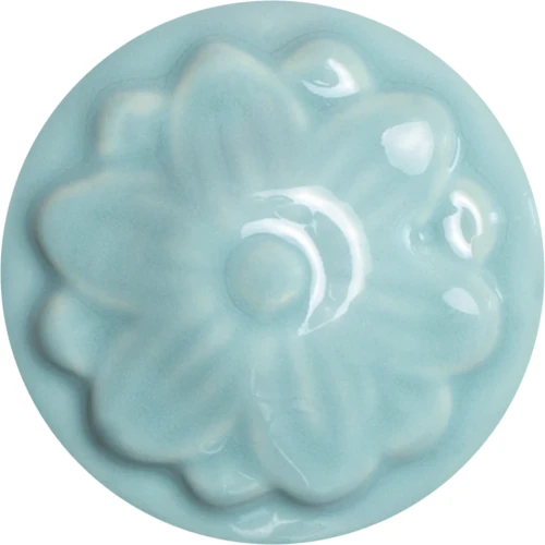Szkliwo Colorobbia Bellissimo B983 Grey Celadon - próbka wypalonego szkliwa