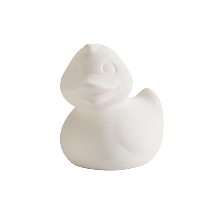 Figurka biskwitowa Kaczuszka H 9 cm - biskwit ceramiczny nieszkliwiony