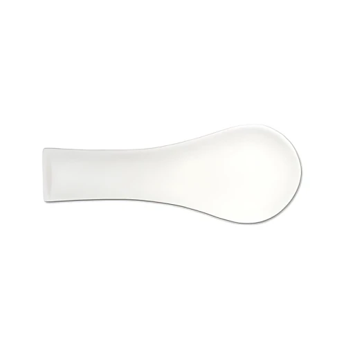 Podstawka na łyżkę biskwitowa, łopatkowaty kształt, L 29 cm
