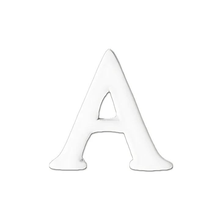 Litera biskwitowa dekoracyjna A, mała forma 3,8 cm