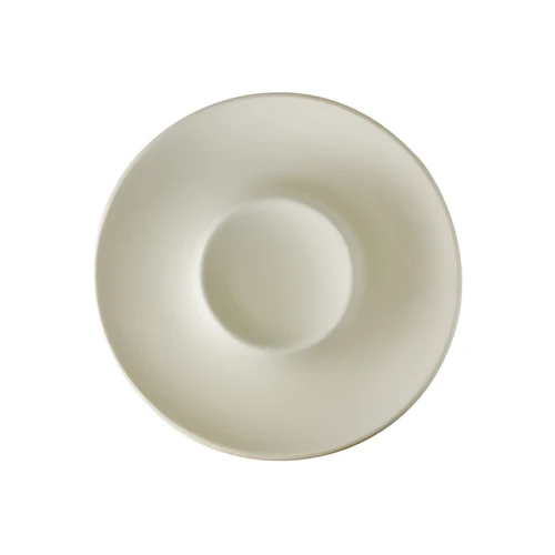 Patera biskwitowa Chip & Dip okrągła z centralną misą ø 30 cm