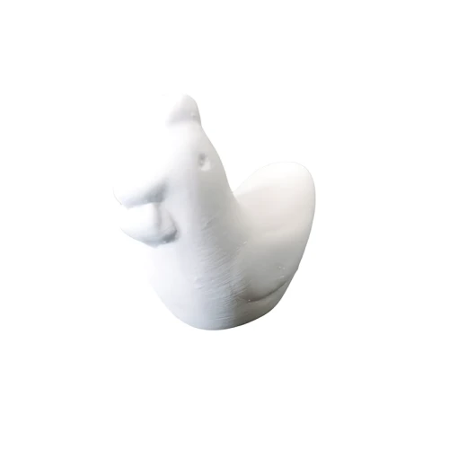 Naklejka biskwitowa do dekorowania - figurka kurczaka 2,5 cm