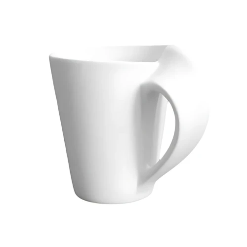 Kubek biskwitowy do szkliwienia Special Handle ze skośnym wylewem