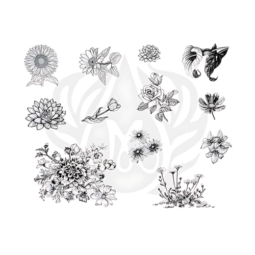 Szablon sitodrukowy Mayco Flowers 2 do ceramiki