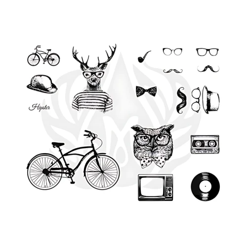 Szablon sitodrukowy Mayco Hipster do ceramiki