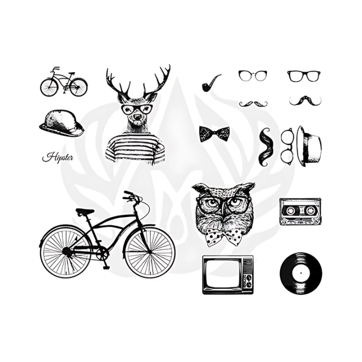 Szablon sitodrukowy Mayco Hipster do ceramiki