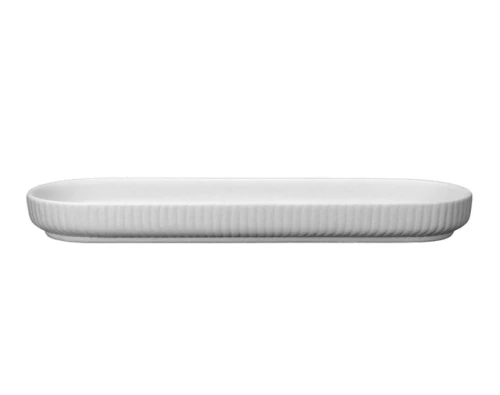 Patera biskwitowa Grooved Plate oval H 2,5 x L 27 x W 8,5 cm Grooved Plate oval  — zdjęcie 1