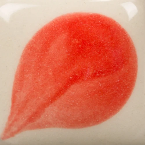 Farba podszkliwna Duncan E-Z Stroke EZ057 Coral Red - wypał 1222°C (Cone 6)