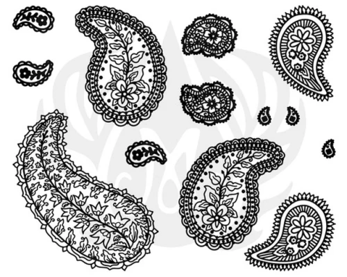 Szablon do sitodruku Mayco Paisley (Individual Design) DSS202