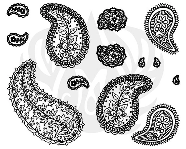 Szablon do sitodruku Mayco Paisley (Individual Design) DSS202