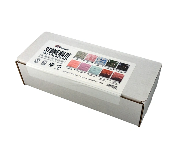Zestaw szkliw kamionkowych Mayco Stoneware, 10 słoików po 118 ml – ujęcie 2