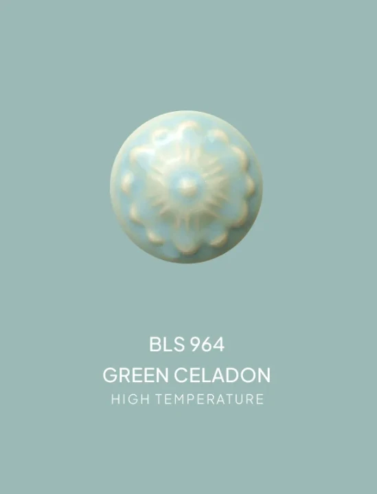 Szkliwo Colorobbia Bellissimo B964 Green Celadon - wypał 1250°C (Cone 8)