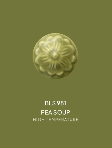 Szkliwo Colorobbia Bellissimo B981 Pea Soup - wypał 1250°C (Cone 8)