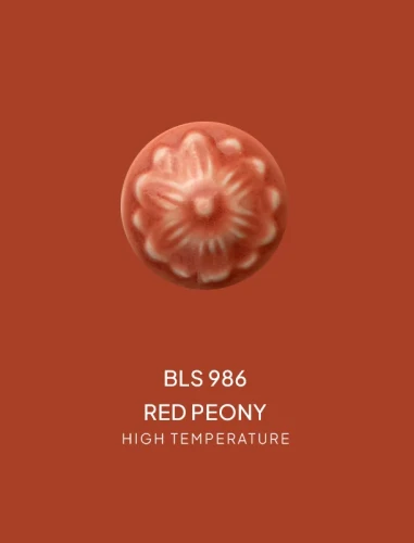 Szkliwo Colorobbia Bellissimo B986 Red Peony - wypał 1250°C